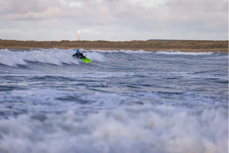 Pyranha Ozone Small Freeride Whitewater Kayak Smoking Gecko size Small-1